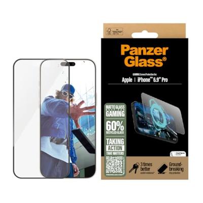 PanzerGlass Gaming 2860 Screenprotector (glas) Apple iPhone 16 Pro Max 1 stuk(s) Anti-vingerafdruk, Krasvast PanzerGlass Gaming 2860 Screenprotector (glas) Apple iPhone 16 Pro Max 1 stuk(s) Anti-vingerafdruk, Krasvast
