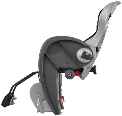 Polisport kinderzitje achter wallaby-evo deluxe donkergrijs/zilver met framemontage (ff)