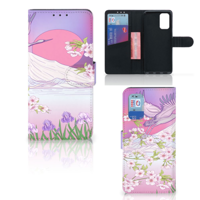 Samsung Galaxy A32 4G | Telefoonhoesje | Met pasjeshouder | Bird Flying