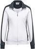 Hakro 277 Women's sweat jacket Contrast MIKRALINAR® - White/Anthracite - 6XL - thumbnail