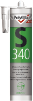 Polyfilla Pro S340 Buitenvoeg Reparatiepasta - Zilvergrijs - thumbnail