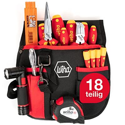 Wiha Gereedschapset elektricien | assorti 18-dlg. | incl. heuptas 44574