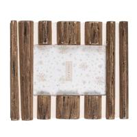 Clayre & Eef Fotolijst 13x18 cm Bruin Hout Glas Rechthoek Fotokader - thumbnail