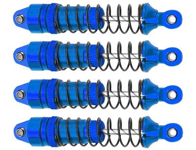 Schokdempers (4) voor de Arrma 1/18 Grom (Mojave, Typhon, Granite) - Blauw