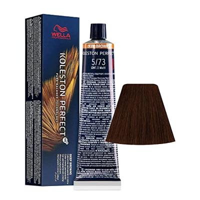 Wella Professionals Koleston Perfect Me+ Permanent Creme Colour 5/73 Light Brown Brown Gold 60ml