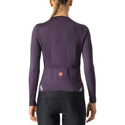Castelli Fly Jersey lange mouw paars dames M Castelli Fly Jersey lange mouw paars dames M