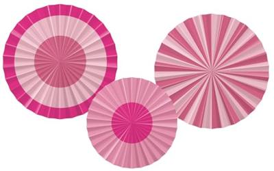 Deco Waaier Set Perfect Pink (3st)