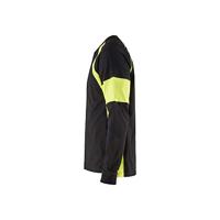 Blåkläder T-Shirt lange mouw 35201030 | Zwart/High-Vis Geel | Maat S - 7330509697566 - thumbnail
