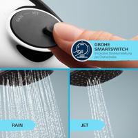 Doucheset met 2-straals douchekop, 60cm staaf, flexibele slang en planchet - GROHE Vitalio Start 110 26952001 - Waterbesparend - Chroom - thumbnail