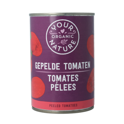 Tomaten gepeld bio 400 Gram Tomaten gepeld bio 400 Gram