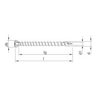 HECO-TOPIX-plus A2 3,5 x 50, vloerschr, lk, T10, VVD, 200 st - HC61651 - thumbnail