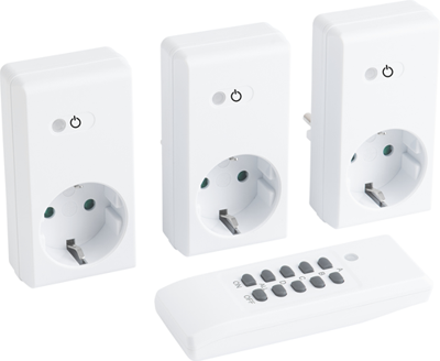 Meister Schakelaarset Draadloos 3+1 1100W - WU7474500 Meister Schakelaarset Draadloos 3+1 1100W - WU7474500