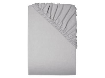 LIVARNO Fleece hoeslaken 180-200 x 200 cm (Grijs)