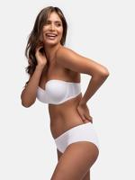 Balconette BH - Strapless - Michelle - Bh met verwijderbare bandjes - Wit - Zwart - Huidskleur - 70D - 70D - thumbnail