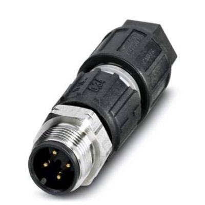 Phoenix Contact 1440753 Sensor/actuator connector, niet geassembleerd M12 Aantal polen (sensoren): 4 Stekker, recht 1 stuk(s) Phoenix Contact 1440753 Sensor/actuator connector, niet geassembleerd M12 Aantal polen (sensoren): 4 Stekker, recht 1 stuk(s)