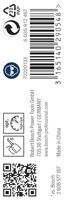 Bosch Accessoires Metaalboren HSS-G, Standard 2,8 x 33 x 61 mm 10st - 2608595054 - thumbnail