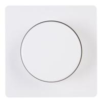 Kopp HK05 arctic wit afdekplaat + knop dimmer - 4621430 - thumbnail