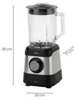 Mixer JATA JEBT3855 1500 W Zwart Staal 1,8 L - thumbnail