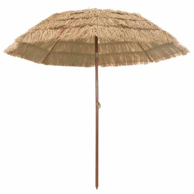 Strandparasol Bruin Ø 265 x 267 cm Staal