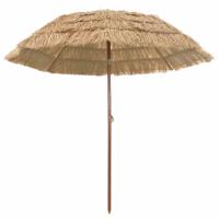Strandparasol Bruin Ø 265 x 267 cm Staal - thumbnail