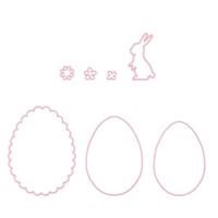 Nellie's Choice • shape dies paashaas 7st. - thumbnail