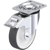Blickle LK-POTH 160K-FI Zwenkwiel met rem Wieldiameter: 160 mm Draagvermogen (max.): 550 kg 1 stuk(s) - thumbnail