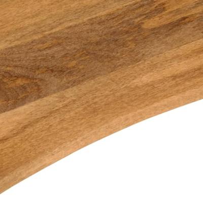 Bureaublad met ronding 110x60x2,5 cm massief ruw mangohout Bureaublad met ronding 110x60x2,5 cm massief ruw mangohout