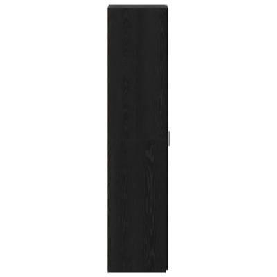 Hoge kast Zwart Eiken 40 x 42,5 x 185 cm