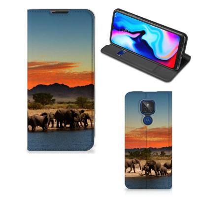 Motorola Moto G9 Play | Hoesje maken | Olifanten Motorola Moto G9 Play | Hoesje maken | Olifanten