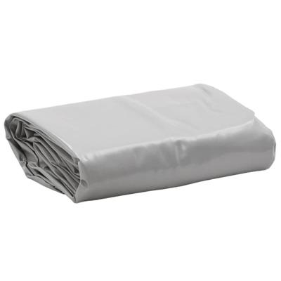 VidaXL Dekzeil 650 g/m² ø 3 m grijs