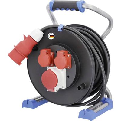 Schwabe CEE-Kabelhaspel Xperts 400V Neopreen H07RN-F 5Gx1,5 Ø285mm IP44 25m