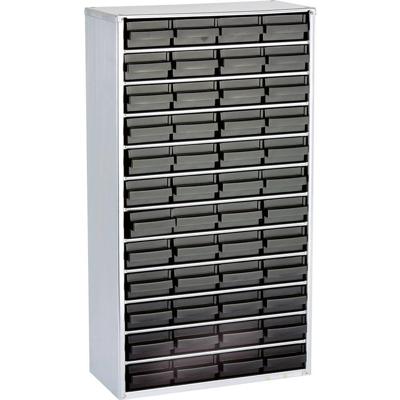 raaco 1248-01 Stalen ESD-magazijnkast ESD (l x b x h) 306 x 150 x 552 mm Aantal vakken: 48 Incl. aardingskabel Inhoud 1 stuk(s)