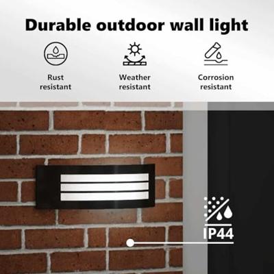 Buitenwandlampen 2 pcs Zwart 32 x 10 x 10 cm Roestvrij staal