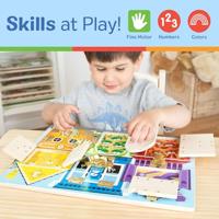 Pretend Play - Montessori-activiteitenbord - FSC-gecertificeerd - Vanaf 3 jaar - Melissa & Doug - thumbnail