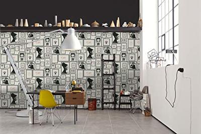 Livingwalls Metropolitan Stories zwart behang | 369322