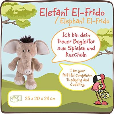 Nici pluchen knuffel olifant, 25cm