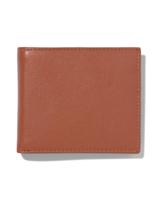 HEMA Billfold Portemonnee Leer Cognac - thumbnail