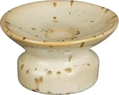 Mica Decorations kandelaar 0x0x6cm beige