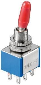 Enzo Mini tuimelschakelaar 2p aan-aan chroom 7495315