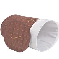 Wasmand ovaal bamboe bruin - thumbnail