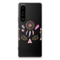 Sony Xperia 1 III Telefoonhoesje met Naam Boho Dreamcatcher - thumbnail
