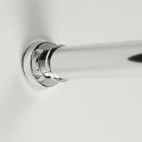 Sealskin douchegordijnstang telescopisch 125-220 cm chroomkleurig - thumbnail