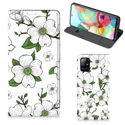 Samsung Galaxy A71 Smart Cover Dogwood Flowers Samsung Galaxy A71 Smart Cover Dogwood Flowers