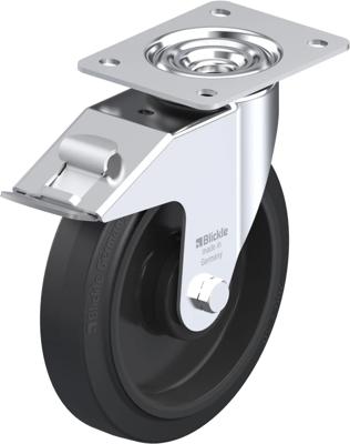 Blickle LE-POEV 200KA-FI Zwenkwiel met rem Wieldiameter: 200 mm Draagvermogen (max.): 300 kg 1 stuk(s)