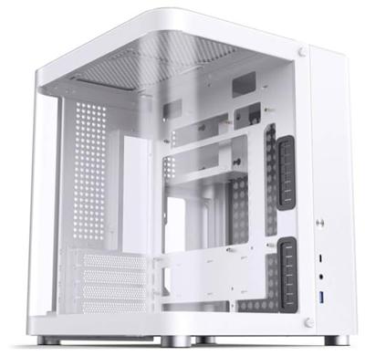 Jonsbo TK-1 2.0 Tempered Glass Micro-tower PC-behuizing Wit Jonsbo TK-1 2.0 Tempered Glass Micro-tower PC-behuizing Wit
