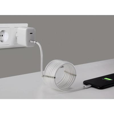 Renkforce TO-6897015 USB-kabel USB 2.0 USB-C stekker, Apple Lightning stekker 2.00 m Wit