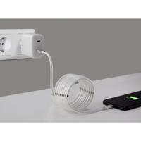 Renkforce TO-6897015 USB-kabel USB 2.0 USB-C stekker, Apple Lightning stekker 2.00 m Wit - thumbnail