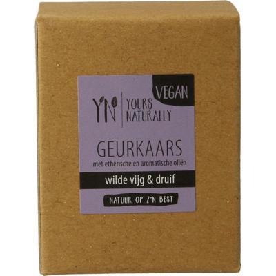 Yours Naturally Votive geurkaars wilde vijg & druif 9cl 1 Stuks Yours Naturally Votive geurkaars wilde vijg & druif 9cl 1 Stuks