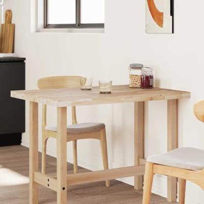 Tafelblad rechthoekig 80x70x4 cm massief acaciahout
