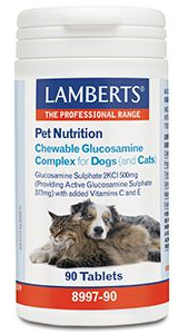 Lamberts Glucosamine kauwtabletten voor hond en kat 90 Tabletten